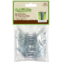 W Glasshouse Glazing Clips Pack of 25 for secure glass installation – available at Keans Claremorris