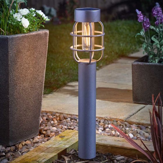 Anglia 365 Stake Light with automatic brightness adjustment for all-year lighting, available at Keans Claremorris.