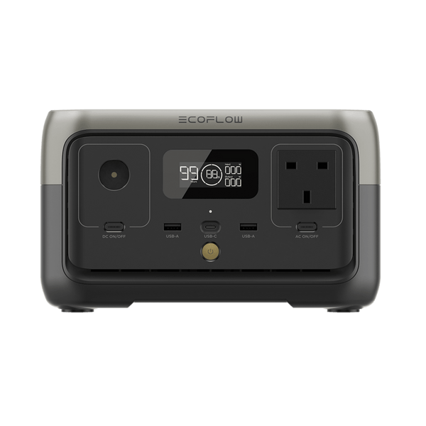 EcoFlow River 2 Portable Power Station | ZMR600-B-UK