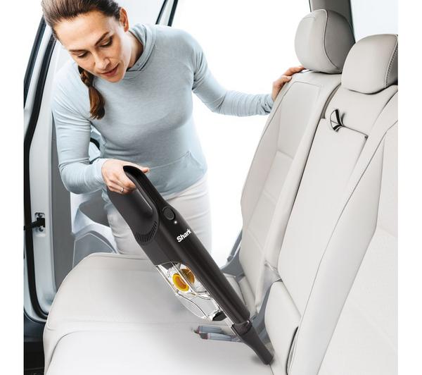 SHARK CH950UKT handheld vacuum cleaner in black, lightweight and powerful, available at Keans Claremorris.