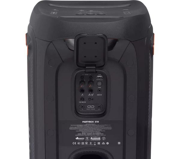 JBL Partybox 310 portable party speaker with powerful sound and lights – available at Keans Claremorris