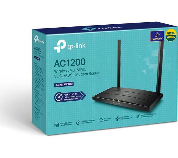 TP-LINK Archer VR400 V3 AC1200 Dual-band WiFi Modem Router - High-Speed Internet | Keans Claremorris