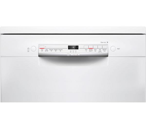 BOSCH Series 2 SMS2ITW08G Full-size WiFi-enabled Dishwasher - White