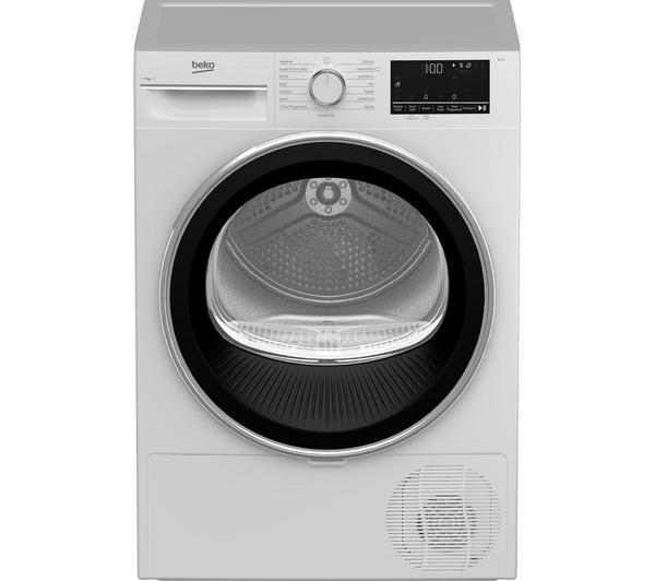 Beko SteamCure RecycledTub® B3T49231DW 9Kg Heat Pump Tumble Dryer - White