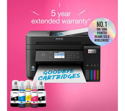 EPSON EcoTank ET-3850 All-in-One Wireless Inkjet Printer with refillable tanks, available at Keans Claremorris.
