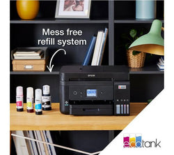 EPSON EcoTank ET-3850 All-in-One Wireless Inkjet Printer with refillable tanks, available at Keans Claremorris.