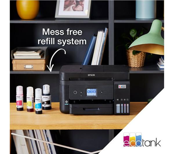 EPSON EcoTank ET-3850 All-in-One Wireless Inkjet Printer with refillable tanks, available at Keans Claremorris.