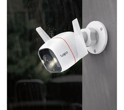 Tapo C320WS 2K WiFi Outdoor Security Camera with night vision and motion detection – available at Keans Claremorris