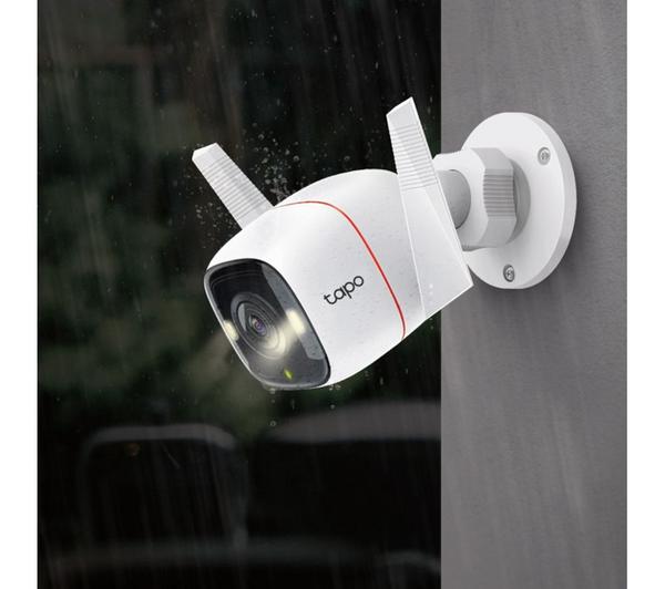 Tapo C320WS 2K WiFi Outdoor Security Camera with night vision and motion detection – available at Keans Claremorris