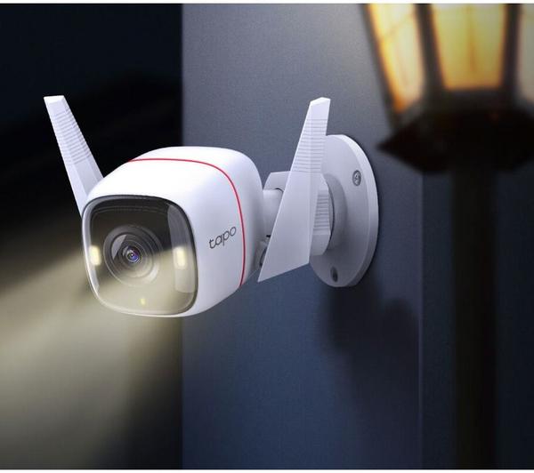 Tapo C320WS 2K WiFi Outdoor Security Camera with color night vision, motion detection – available at Keans Claremorris