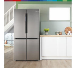 BOSCH KFN96VPEAG Inox fridge freezer, stainless steel finish, spacious design – available at Keans Claremorris.