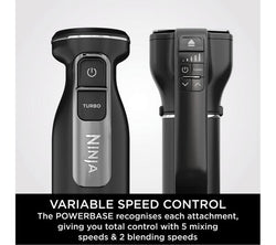 NINJA Foodi 3-in-1 Hand Blender, Mixer & Chopper CI100UK in Black - versatile kitchen tool | Keans Claremorris