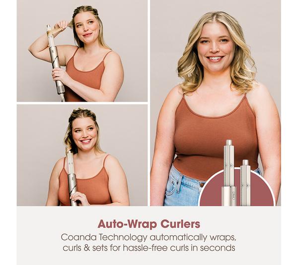 SHARK FlexStyle 4-in-1 Air Styler & Hair Dryer HD430SLUK in Stone – Straight & Wavy Hair Tool | Keans Claremorris