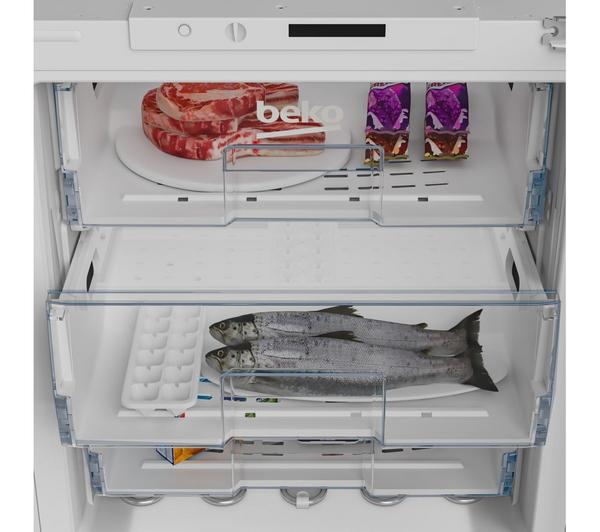 BEKO BSF4682 Integrated Undercounter Freezer with Fixed Hinge, energy-efficient, sleek design - Keans Claremorris