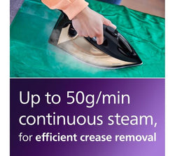 Philips Steamglide Elite Black/Gold Steam Iron 2800W | DST7040/80