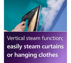 Philips Steamglide Elite Black/Gold Steam Iron 2800W | DST7040/80