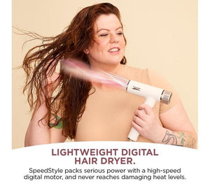 SHARK HD352UK SpeedStyle RapidGloss Finisher & High-Velocity Hair Dryer with Storage Bag - Silk