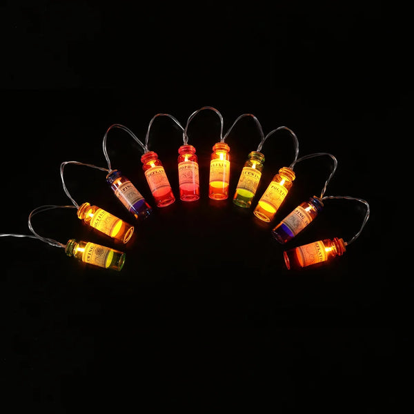 10 x Potion Bottle String Lights