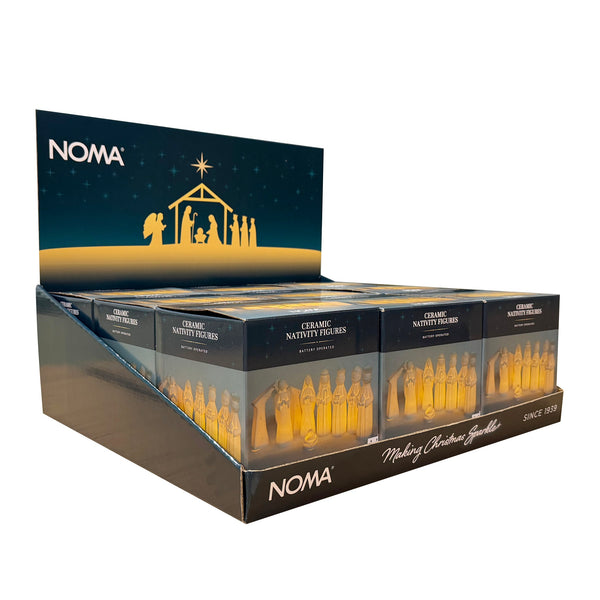 8 Piece Ceramic Nativity Scene