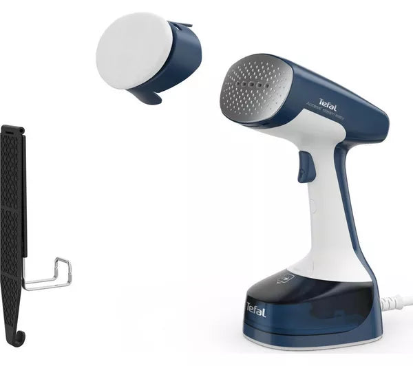 Tefal Handheld Steamer with 1400W power, 25g/min steam, heats in 15s, kills 99.99% germs – available at Keans Claremorris