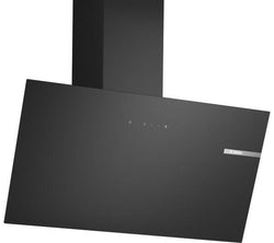 Bosch Series 2 DWK85DK60B 80cm black chimney cooker hood with LED lights, touch control, 430 m³/h airflow – Keans Claremorris