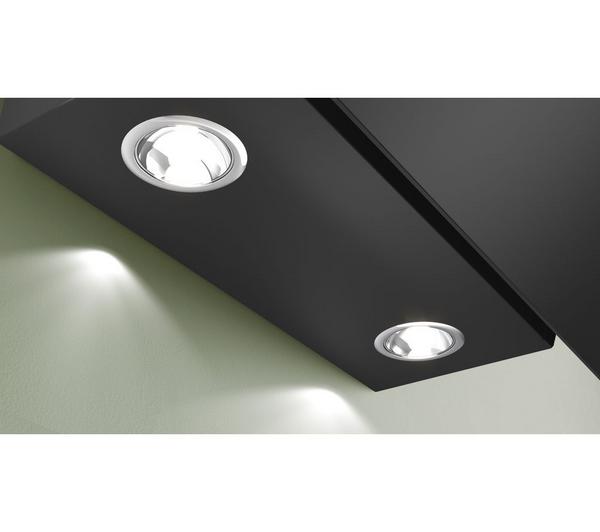 BOSCH Series 2 DWK85DK60B Black Chimney Cooker Hood, sleek design, powerful extraction – available at Keans Claremorris.