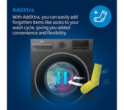 BEKO BM1WT3821W 8kg 1200 Spin White Washing Machine - Efficient Laundry, Available at Keans Claremorris