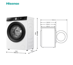 Hisense 8Kg Freestanding Washing Machine - White