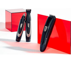 REMINGTON The Works MB905 6-piece Beard Trimmer Kit - Black & Grey