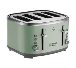 Russell Hobbs Stylevia Toaster Sage Green  4 Slice