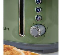 Russell Hobbs Stylevia Toaster Sage Green  4 Slice