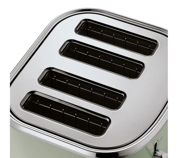 Russell Hobbs Stylevia Toaster Sage Green  4 Slice - Image 5