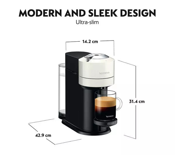 DeLonghi VertuoNext Coffee Machine with Aeroccino ENV120.WAE - Image 5