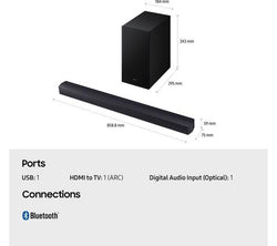 Samsung HW-B450F/XU 2.1 Wireless Sound Bar