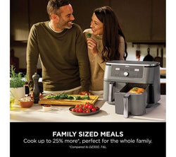 Ninja MAX 6-in-1 Dual Zone Air Fryer 9.5L Dark Grey DZ400UK