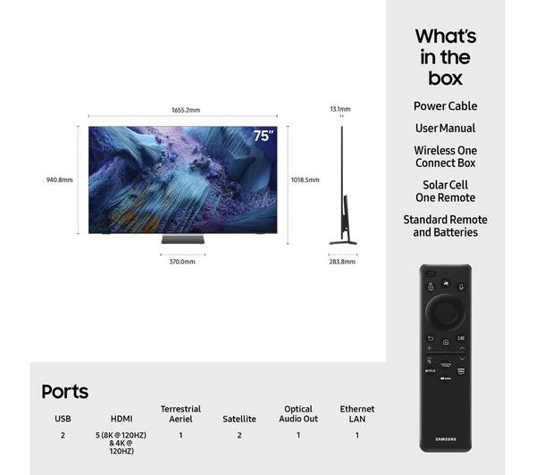 SAMSUNG QN990F 75" Neo QLED 8K Mini LED Vision AI Smart TV 2025 - QE75QN990FT - Image 10