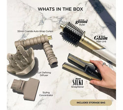 Shark Glam Straight, Waves & Curls Multi-Styler| HD6052SUK