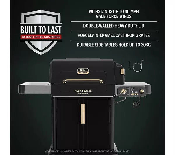 Ninja FlexFlame Outdoor Cooking System + App|PG305UK - Image 2