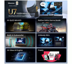 Hisense 65 Inch 4K Mini LED Smart TV Series U71Q | 65U71Q