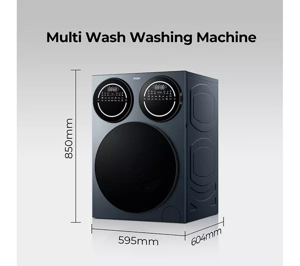 Haier Multi Wash 3-Drum Washing Machine 10kg+1kg+1kg | HW120BD14697U1UK - Image 10