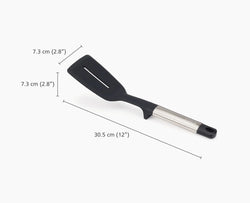 JJ Elevate Silicone Slotted Turner with Stainless Steel Handle – Durable Kitchen Utensil | Keans Claremorris