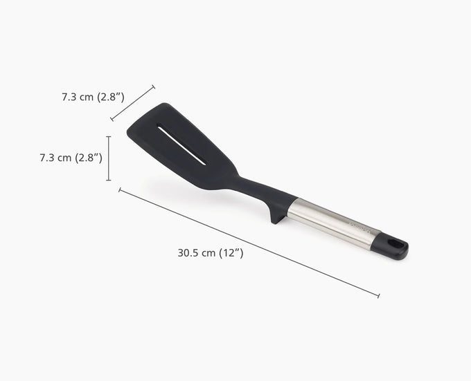 JJ Elevate Silicone Slotted Turner with Stainless Steel Handle – Durable Kitchen Utensil | Keans Claremorris
