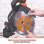 Load image into Gallery viewer, EVOLUTION R185SMS+ 185mm Multi-Material Sliding Mitre Saw 1200W 240V
