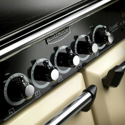 Rangemaster Classic Deluxe 110cm Dual Fuel Range Cooker Slate & Chrome