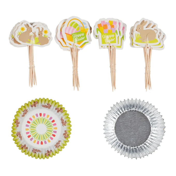 Tala Bunny Cupcake Set 24 Toppers in 4 Designs - Image 3