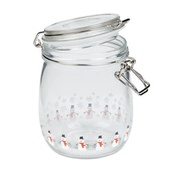 Tala 750ml Snow scene Glass Jar