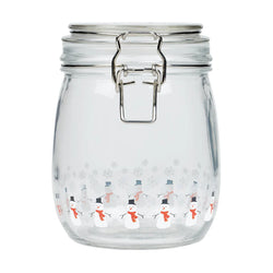 Tala 750ml Snow scene Glass Jar