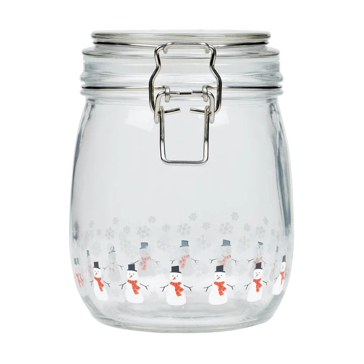 Tala 750ml Snow scene Glass Jar - Image 3