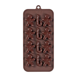 Tala Christmas Silicone Chocolate Moulds - Gingerbread Men & Candy Canes