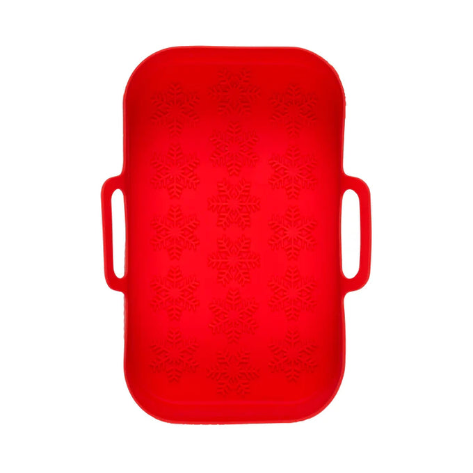 Tala Christmas Silicone Rectangle Air Fryer Liner – Snowflake Design - Image 3